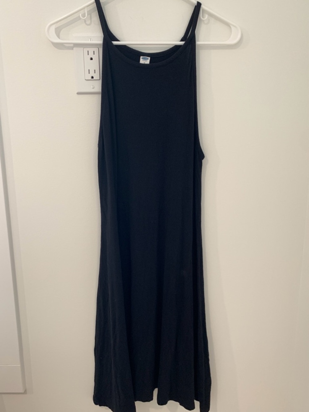 Old Navy black swing tank dress